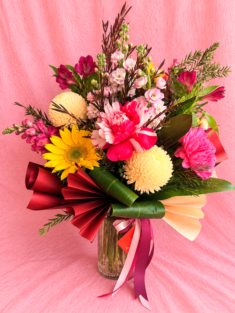 Jar of Mixed Blooms - Large Jar of Mixed Blooms - Large