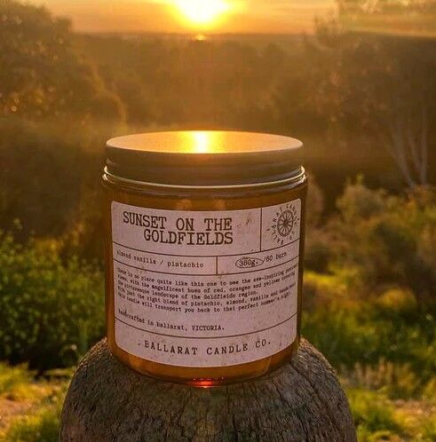 Sunset on the Goldfields Candle Jar Sunset on the Goldfields Candle Jar