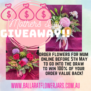 Mothers Day Giveaway - Ballarat Flower Jars
