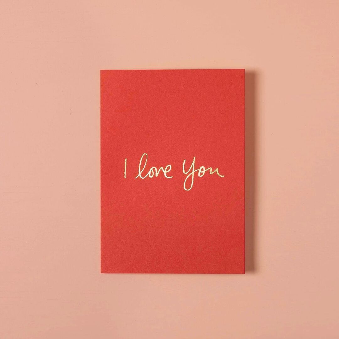 Deluxe Greeting Card - I Love You