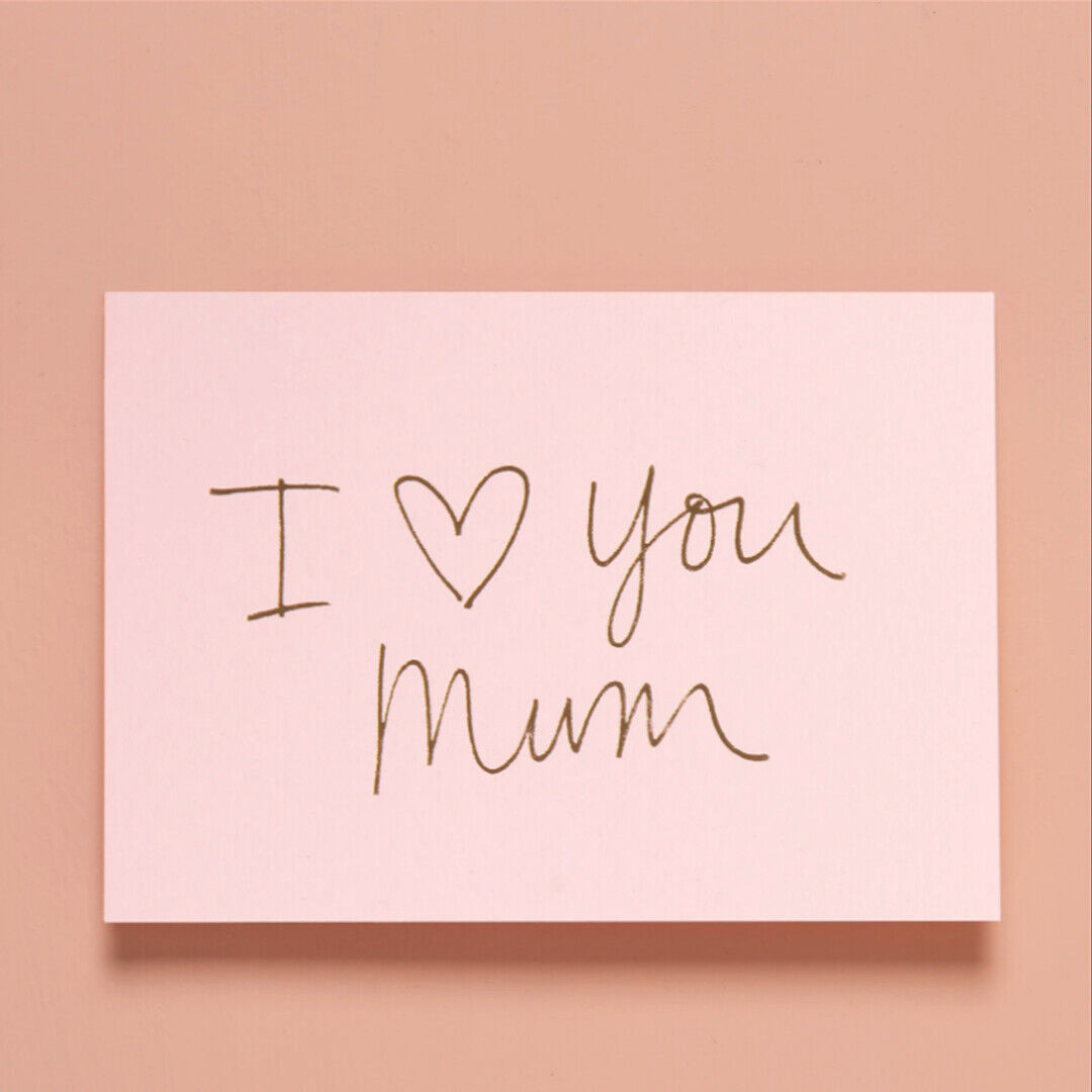 Deluxe Greeting Card - I Love You Mum