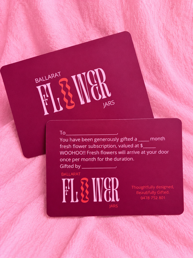 6 Month Fresh Flower Subscription