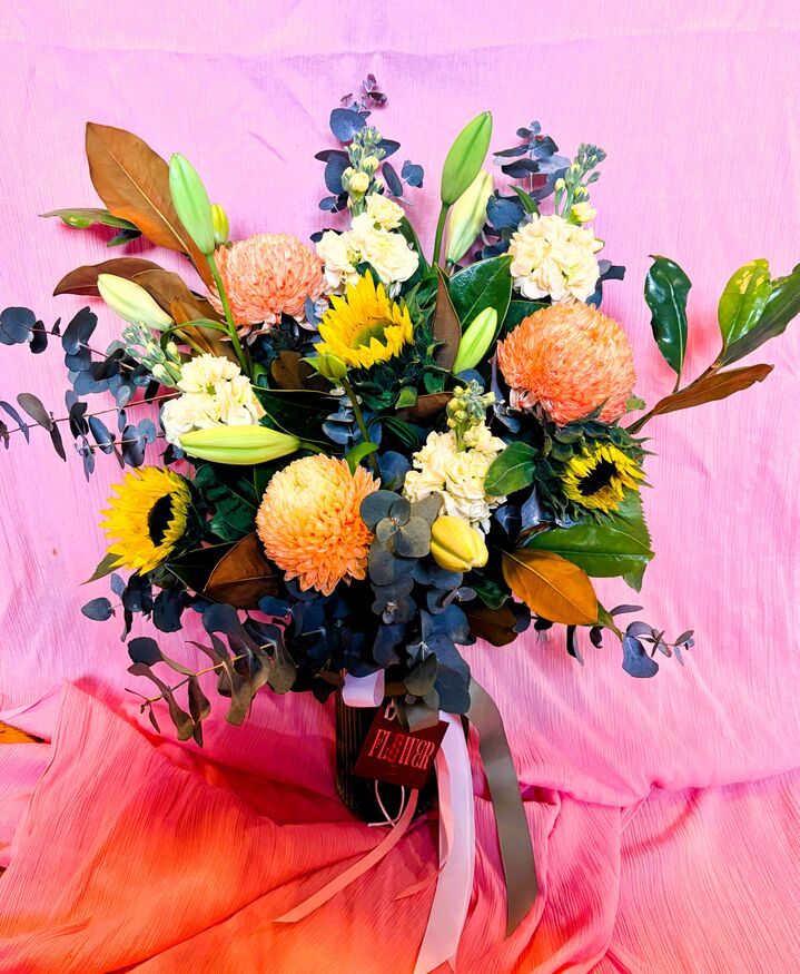 Jar of Mixed Blooms - Deluxe