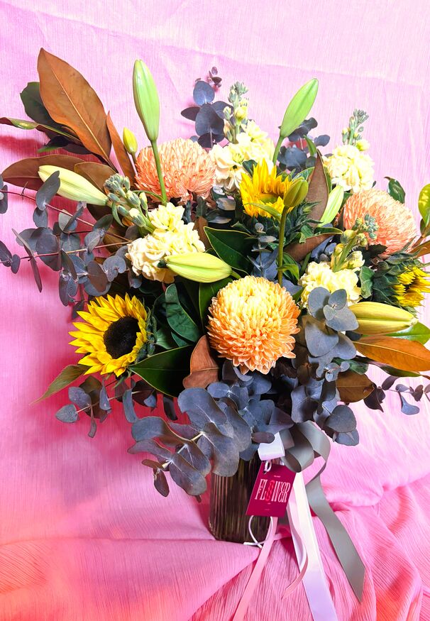 Jar of Mixed Blooms - Deluxe