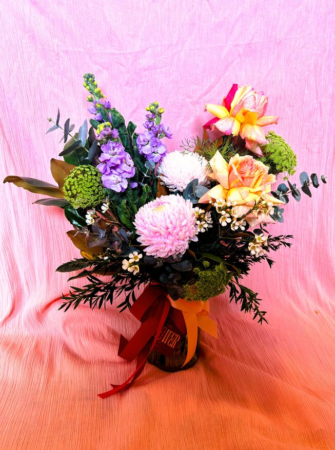 Jar of Mixed Blooms - Standard