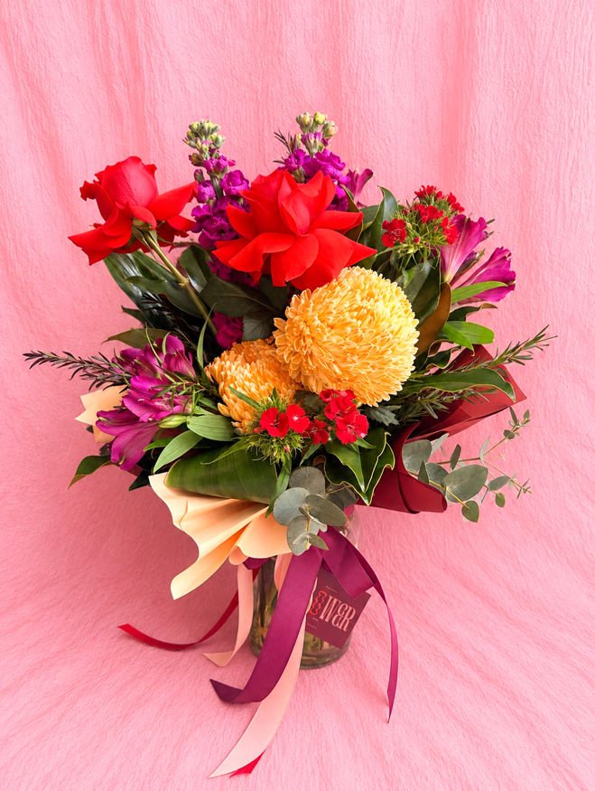 Jar of Mixed Blooms - Standard