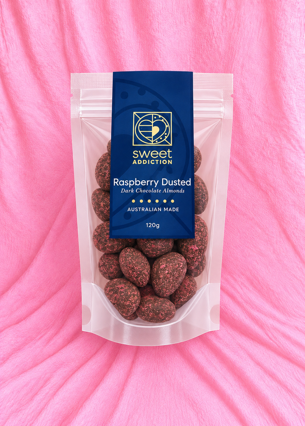 Sweet Addiction Raspberry Dusted Almonds