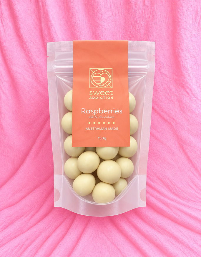 Sweet Addiction White Chocolate Raspberries